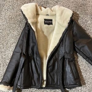 Wilson leather jacket. Authentic and in perfect condition